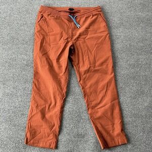 Cotopaxi Pants Mens 40x29 Orange Nylon Cotton Hiking Elastic Waist Stretch